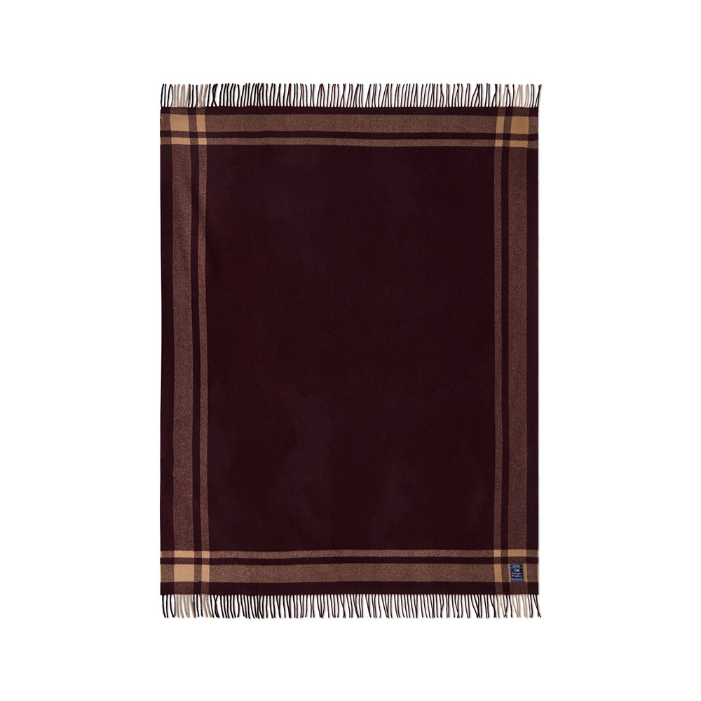 Lexington Frame Striped Recycled Wool Pl&auml;d